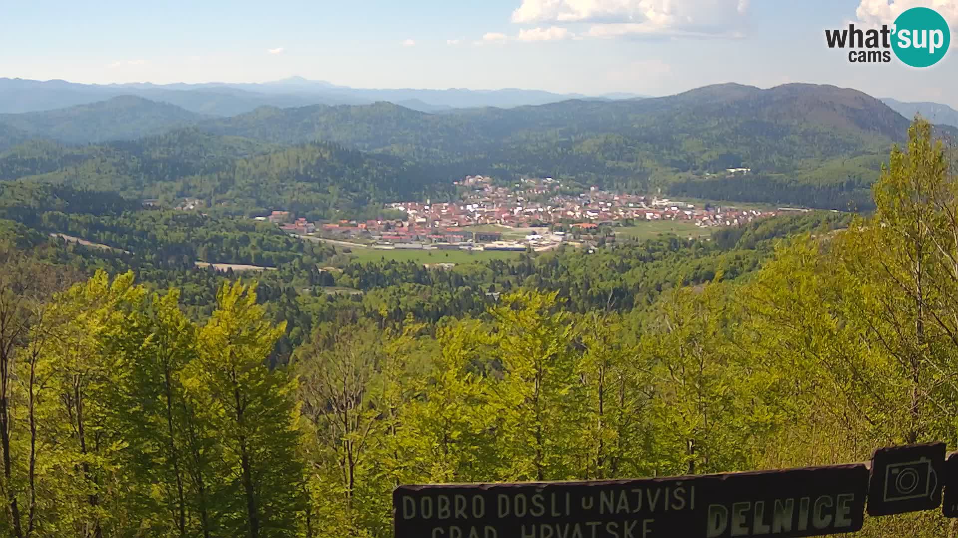 Panorama Delnice – from Ski centar Petehovac