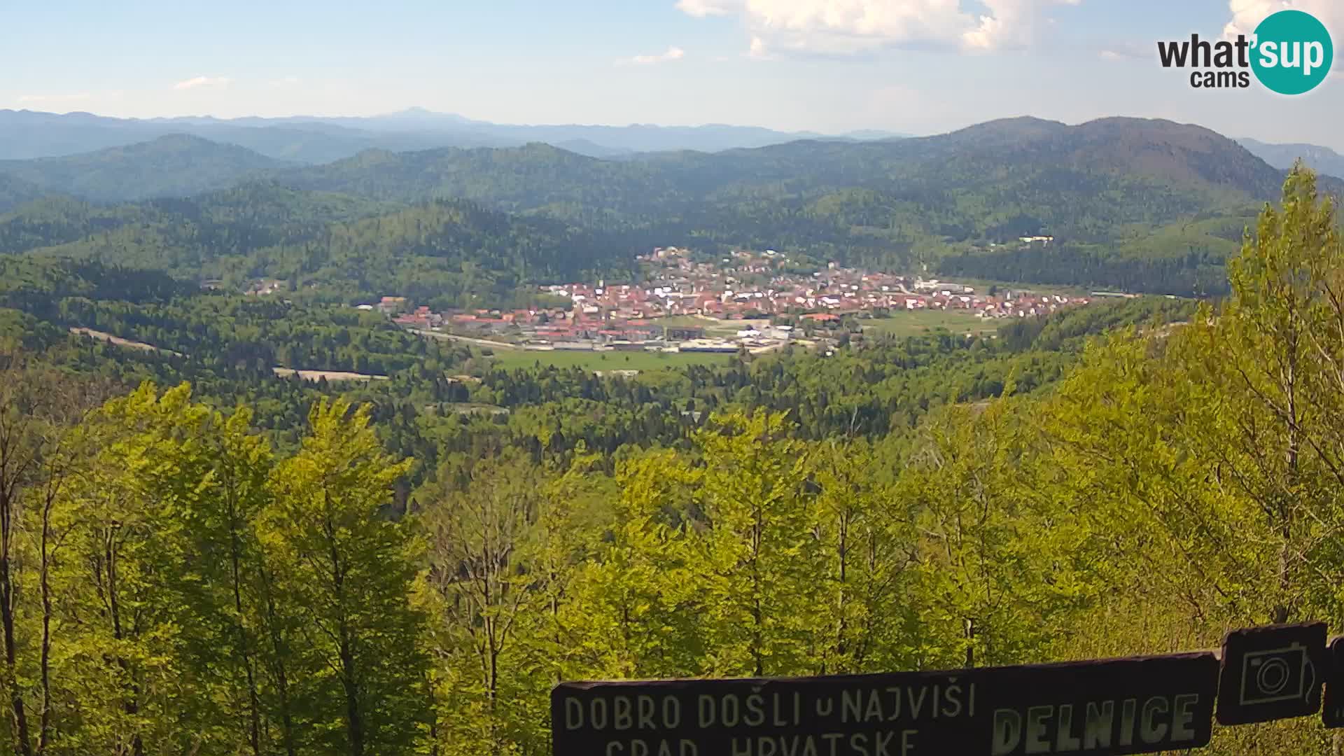 Panorama Delnice – from Ski centar Petehovac