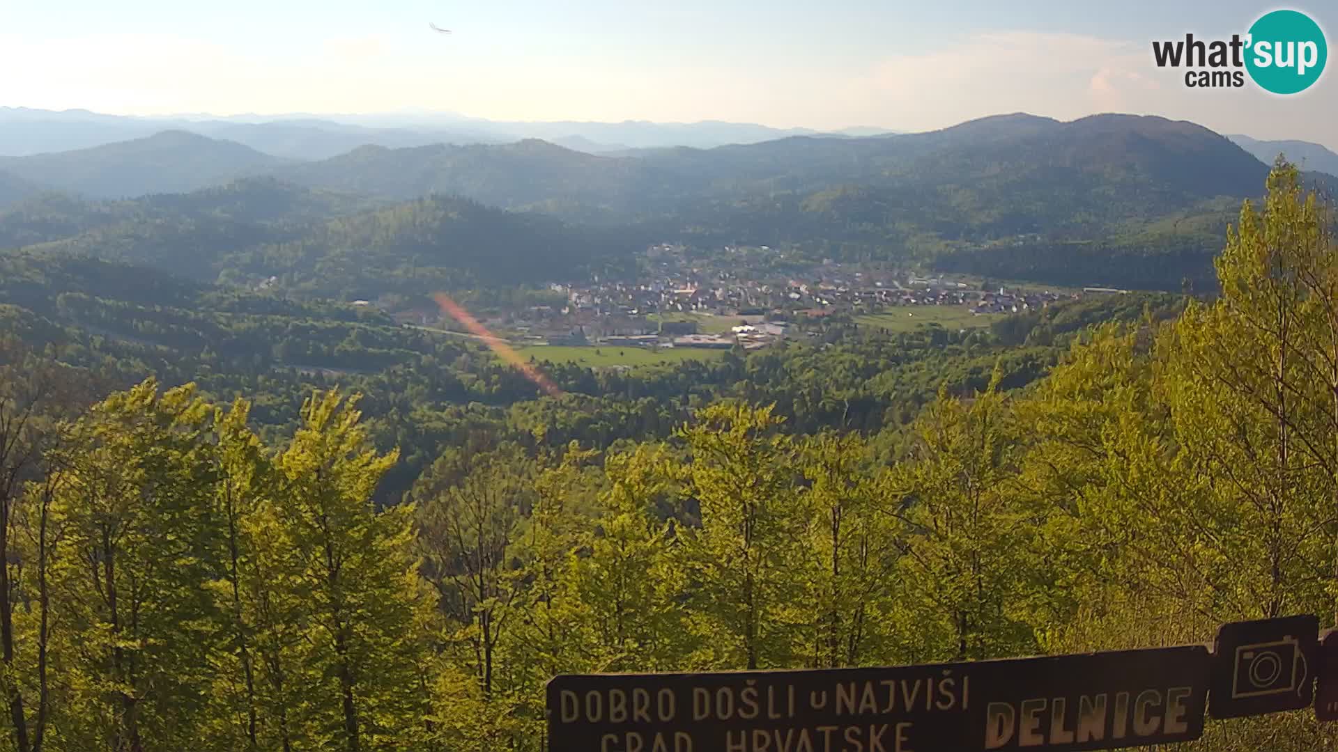 Panorama Delnice – from Ski centar Petehovac