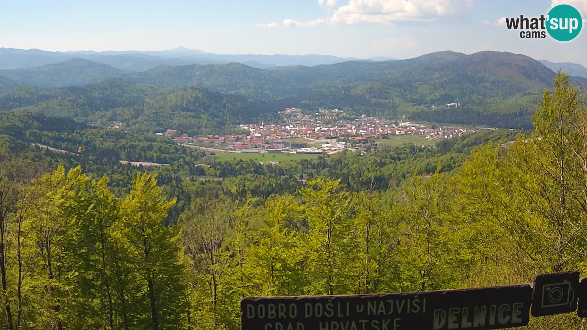 Panorama Delnice – from Ski centar Petehovac