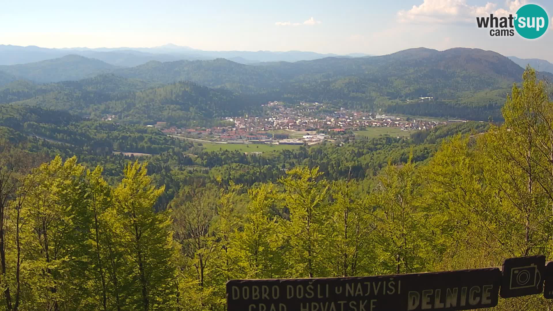 Panorama Delnice – from Ski centar Petehovac