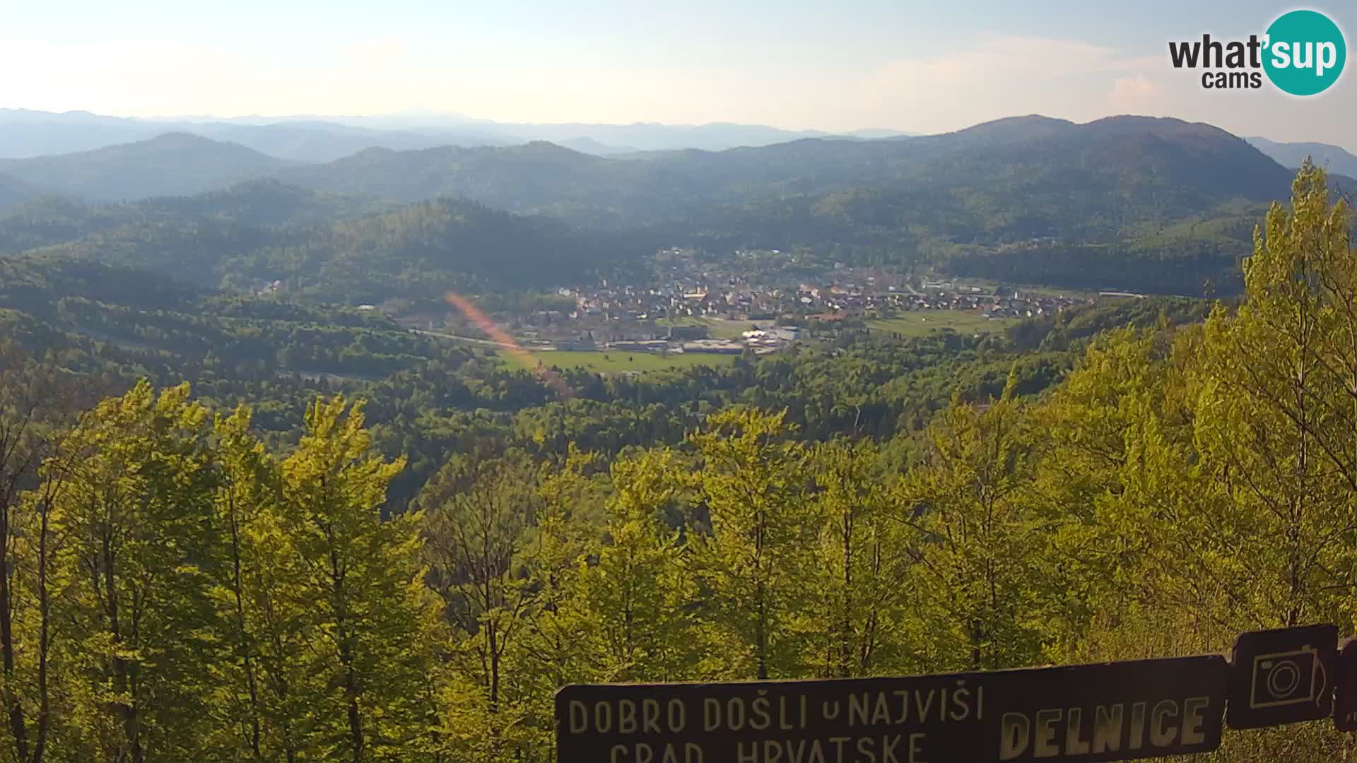 Panorama Delnice – from Ski centar Petehovac