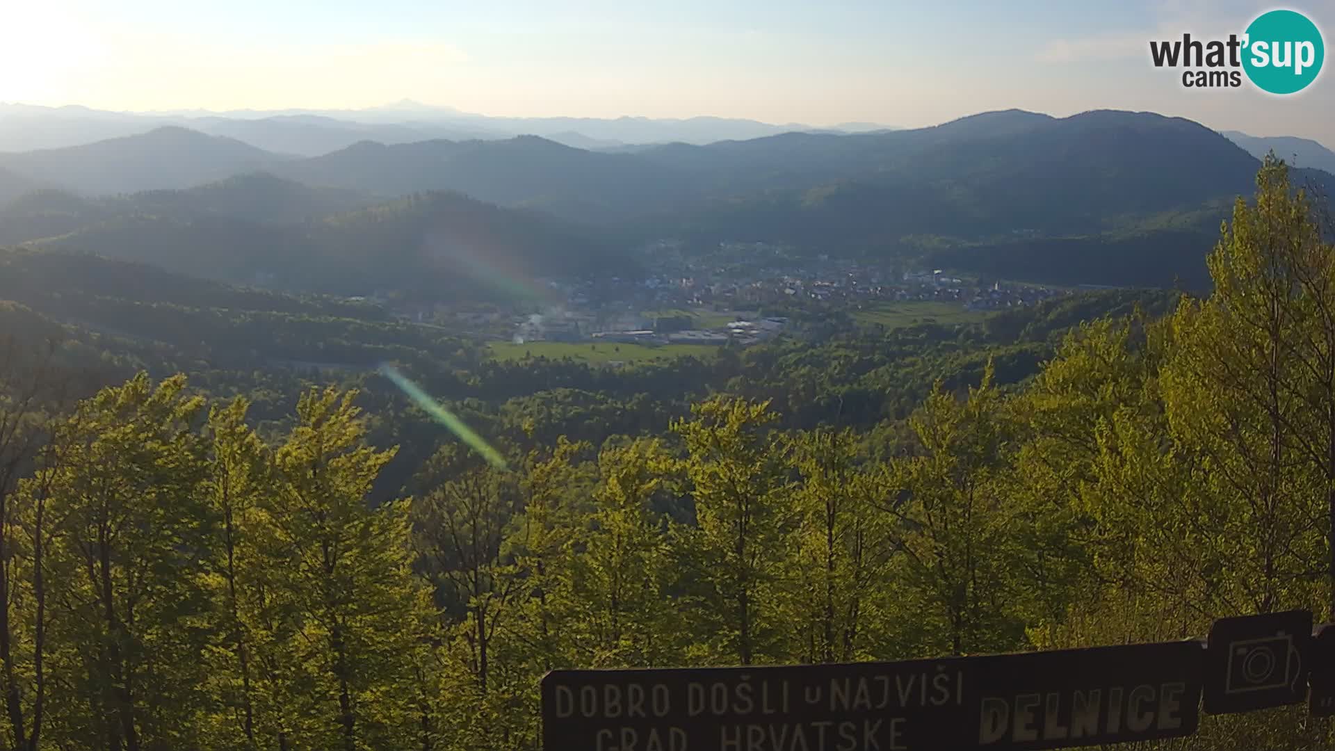 Panorama Delnice – from Ski centar Petehovac