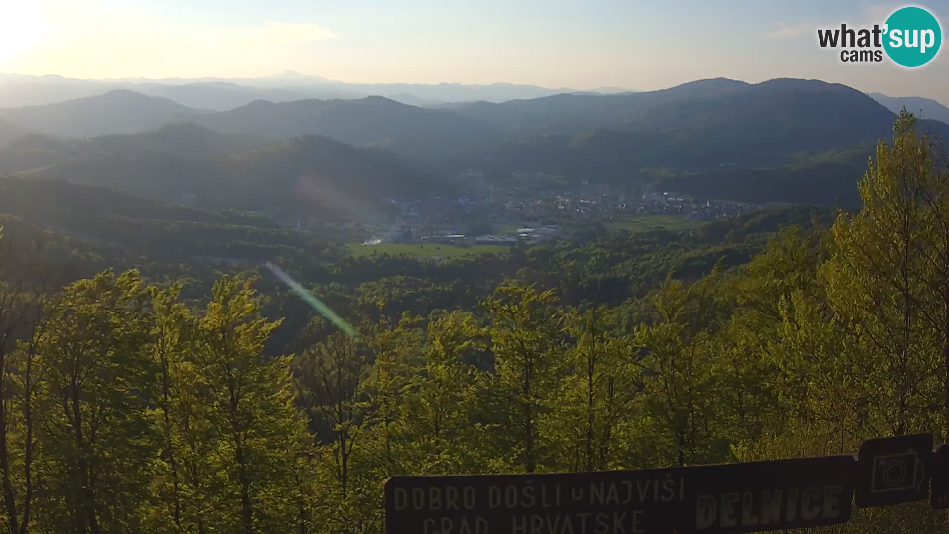 Panorama Delnice – from Ski centar Petehovac