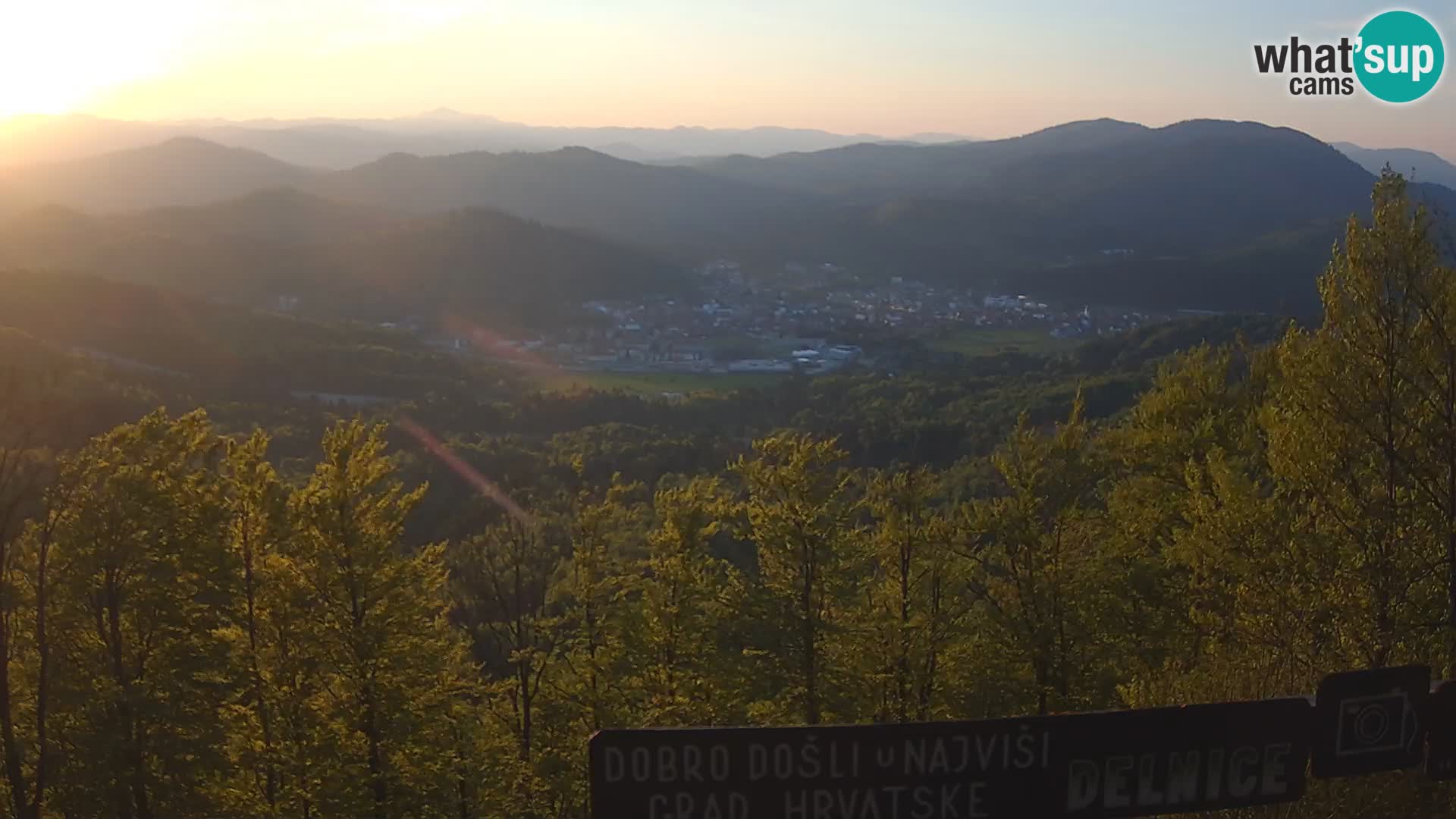 Panorama Delnice – from Ski centar Petehovac