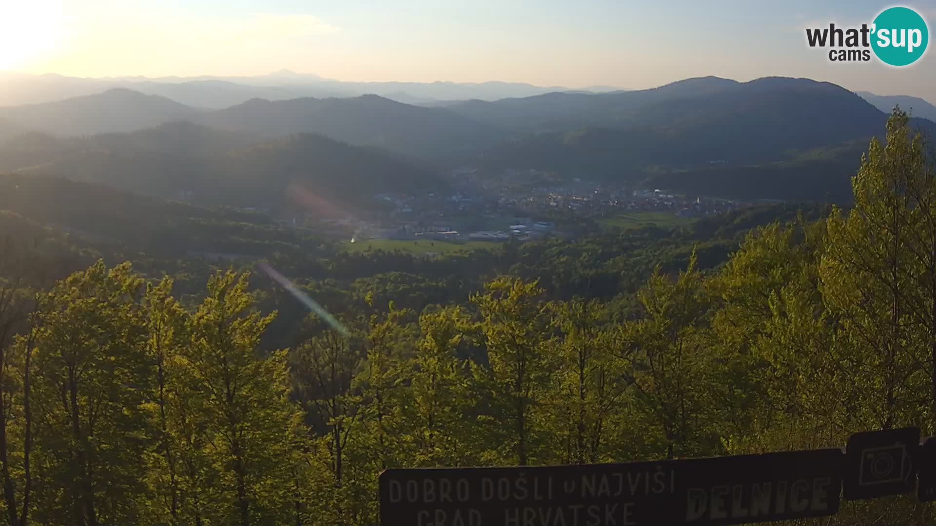 Panorama Delnice – from Ski centar Petehovac