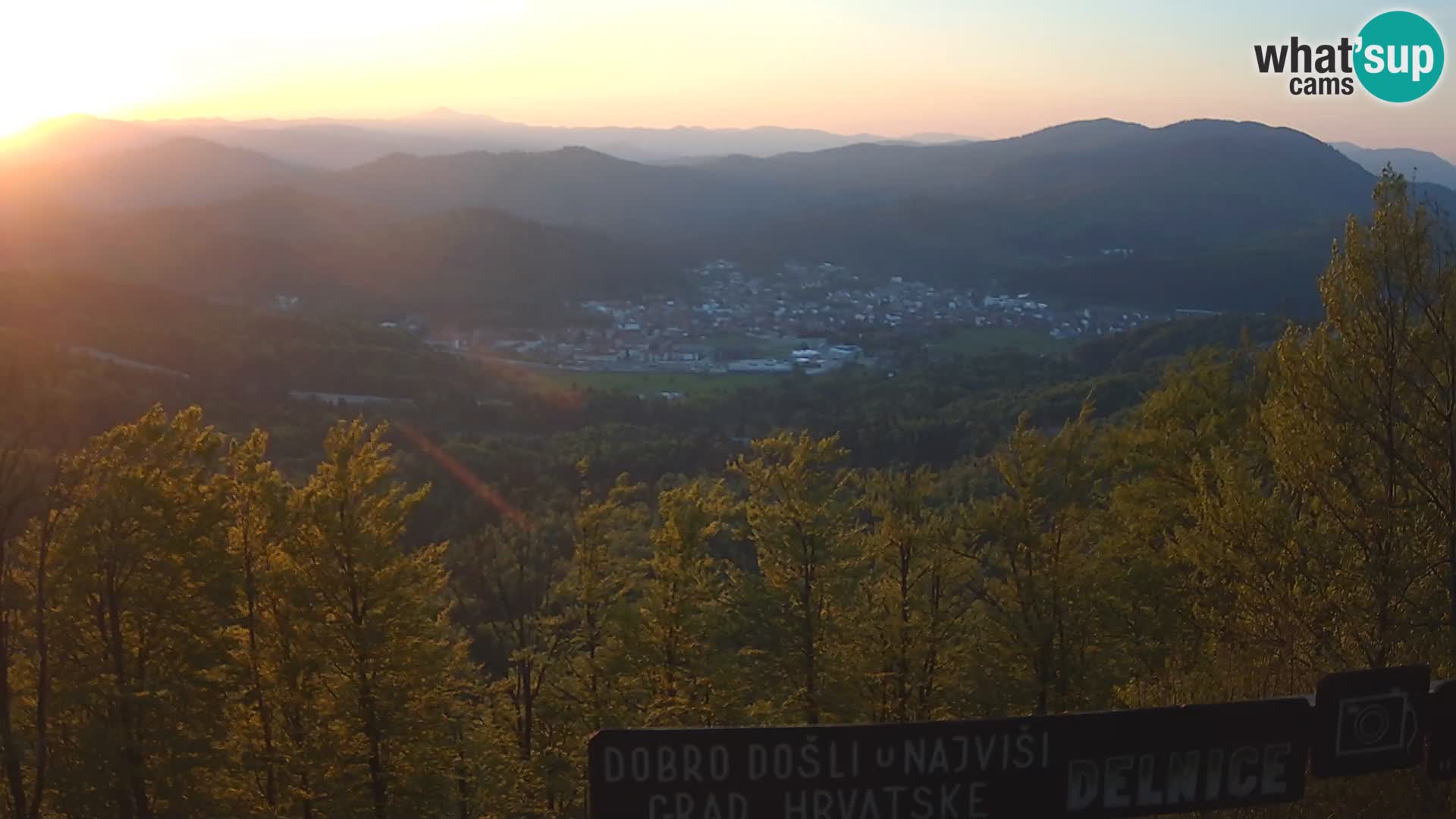 Panorama Delnice – from Ski centar Petehovac