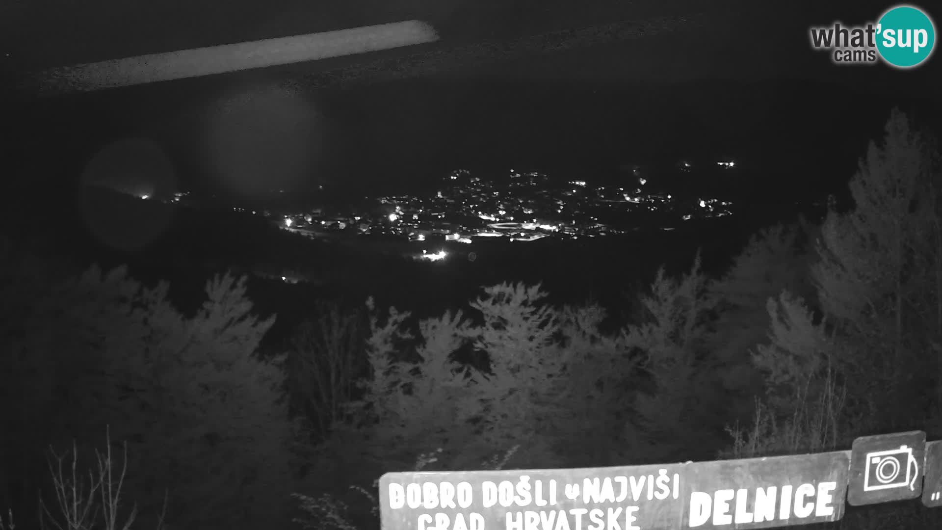 Panorama na Delnice – sa skijališta Petehovac