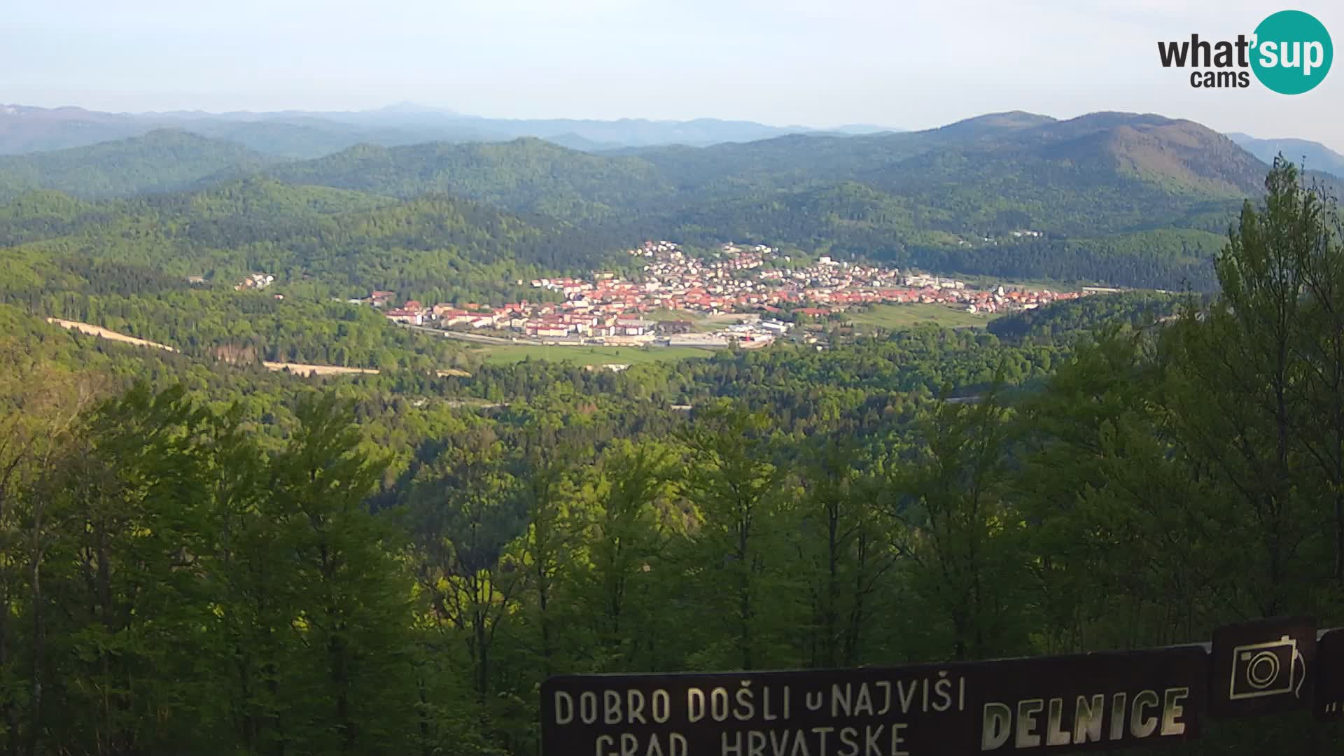 Panorama Delnice – from Ski centar Petehovac