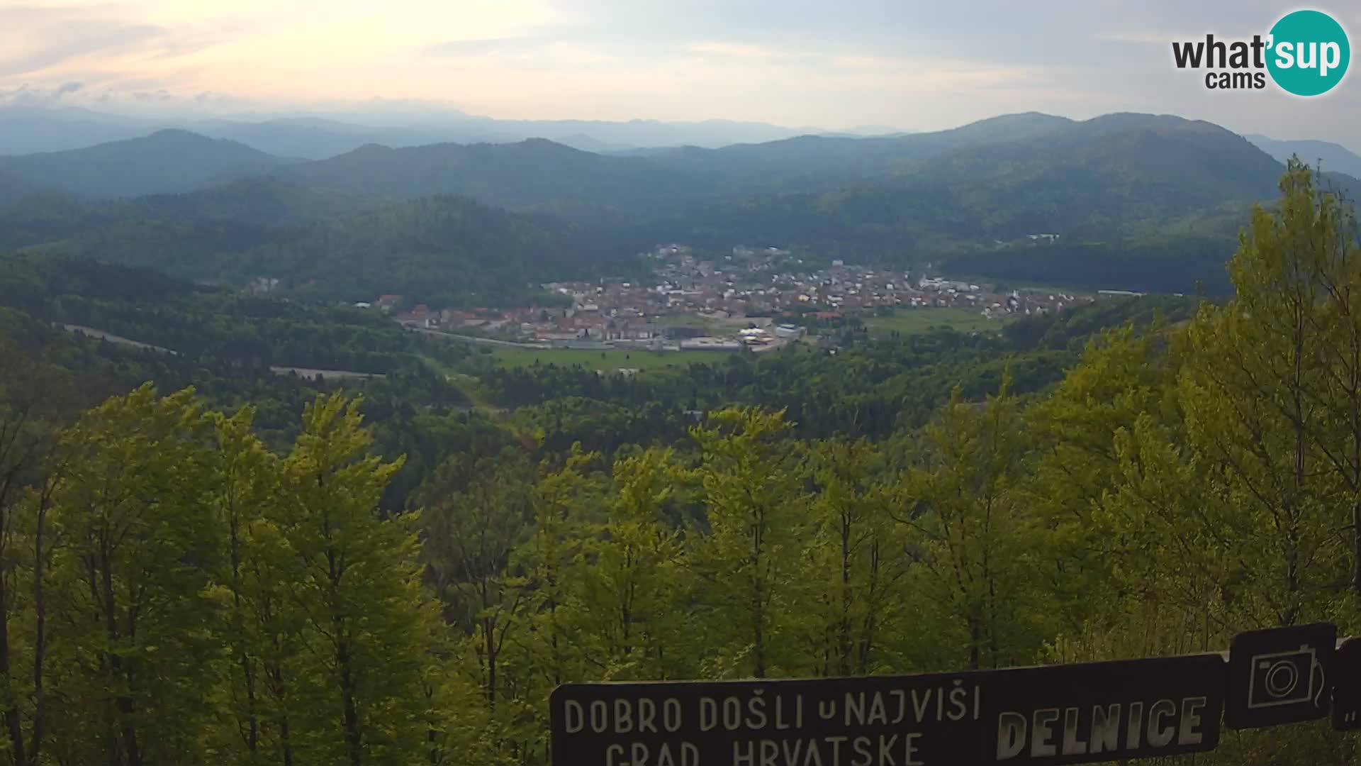 Panorama Delnice – from Ski centar Petehovac