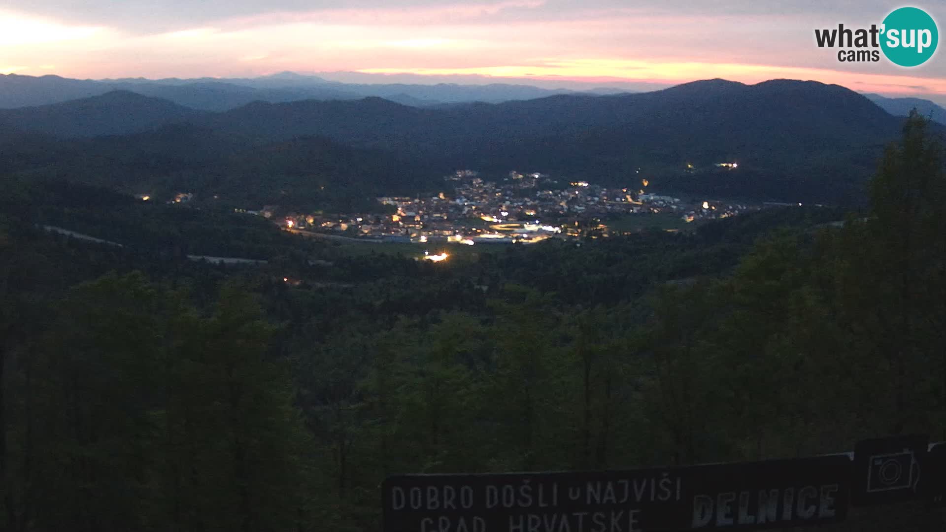 Panorama Delnice – from Ski centar Petehovac