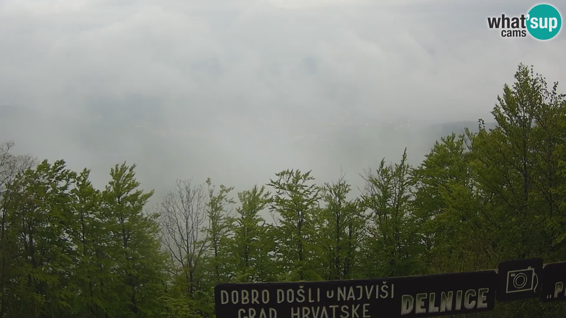 Panorama na Delnice – sa skijališta Petehovac