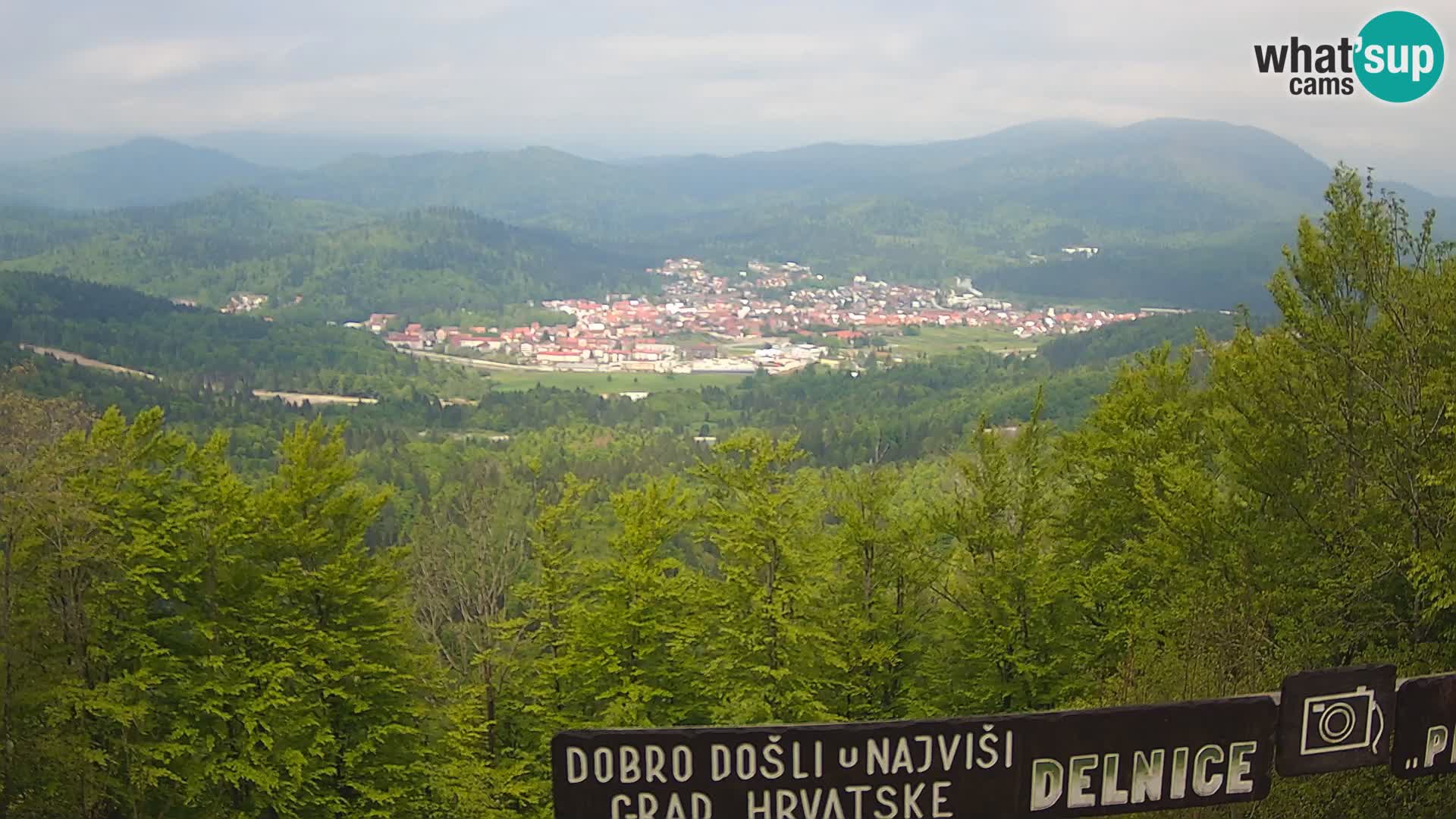 Panorama Delnice – from Ski centar Petehovac