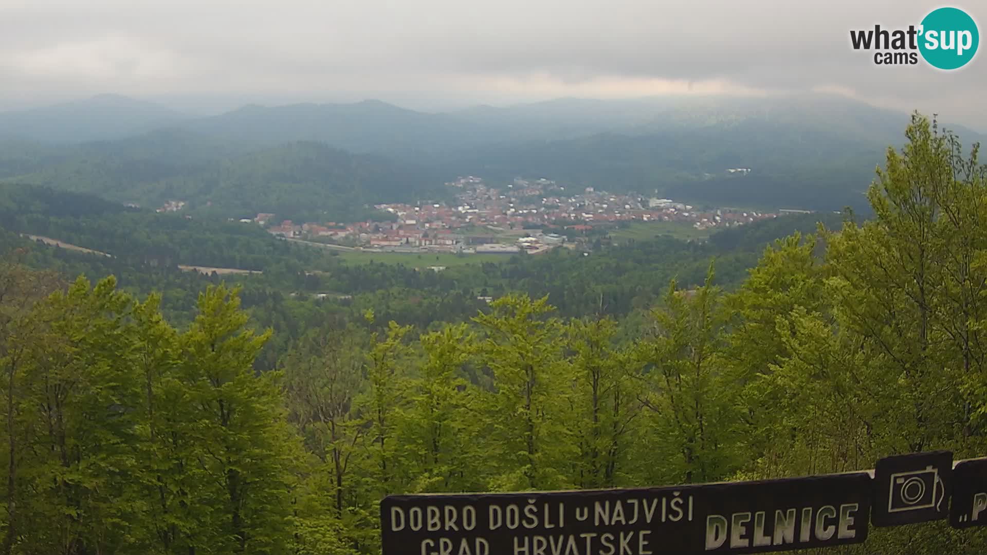 Panorama Delnice – from Ski centar Petehovac