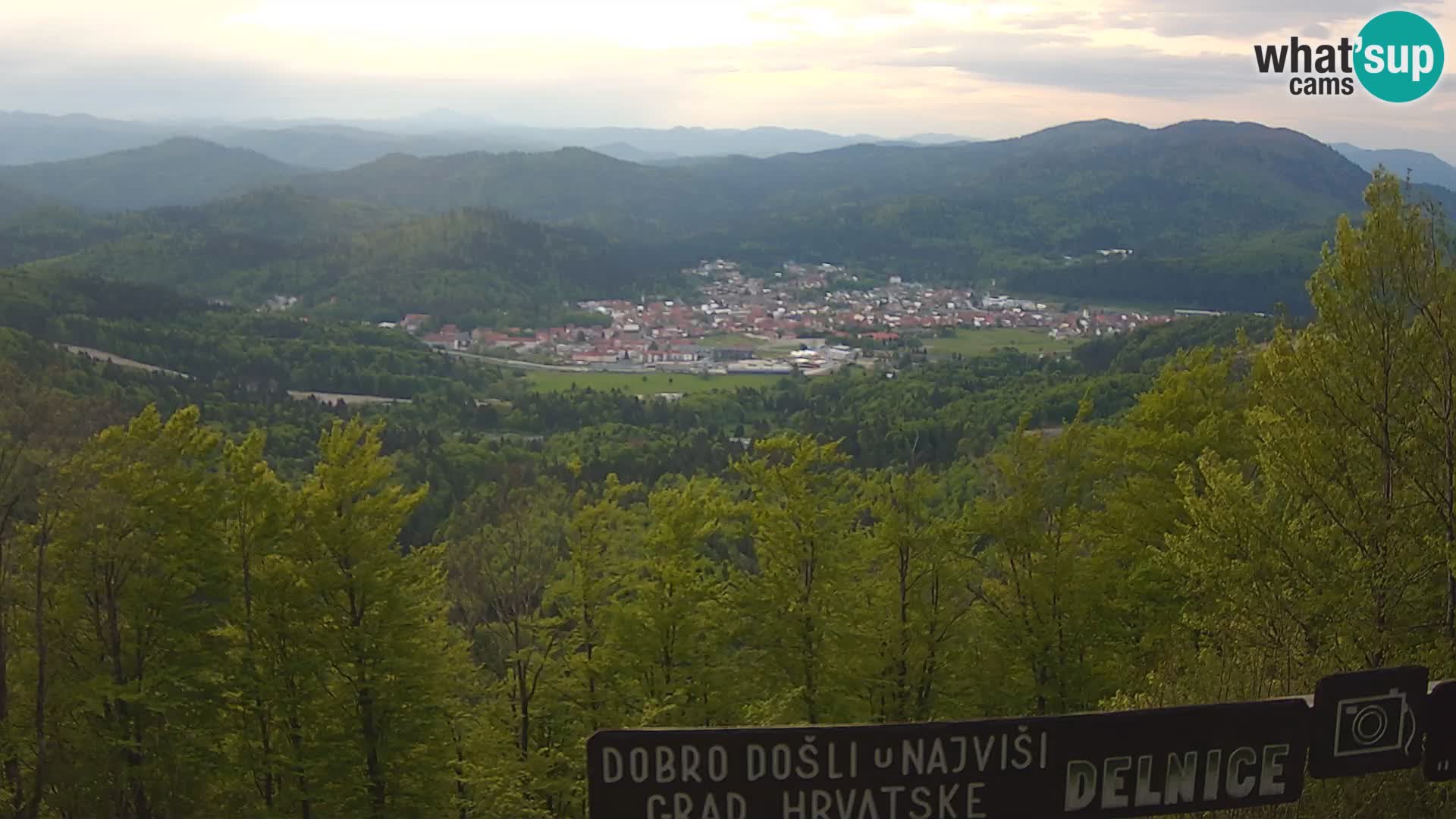 Panorama Delnice – from Ski centar Petehovac
