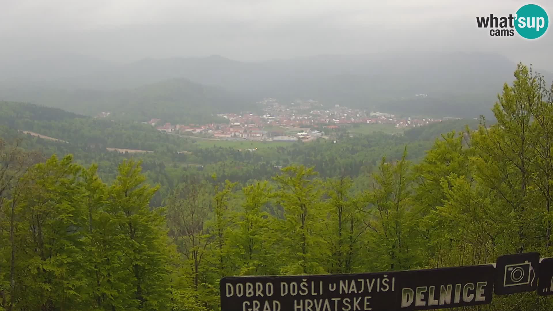 Panorama Delnice – from Ski centar Petehovac