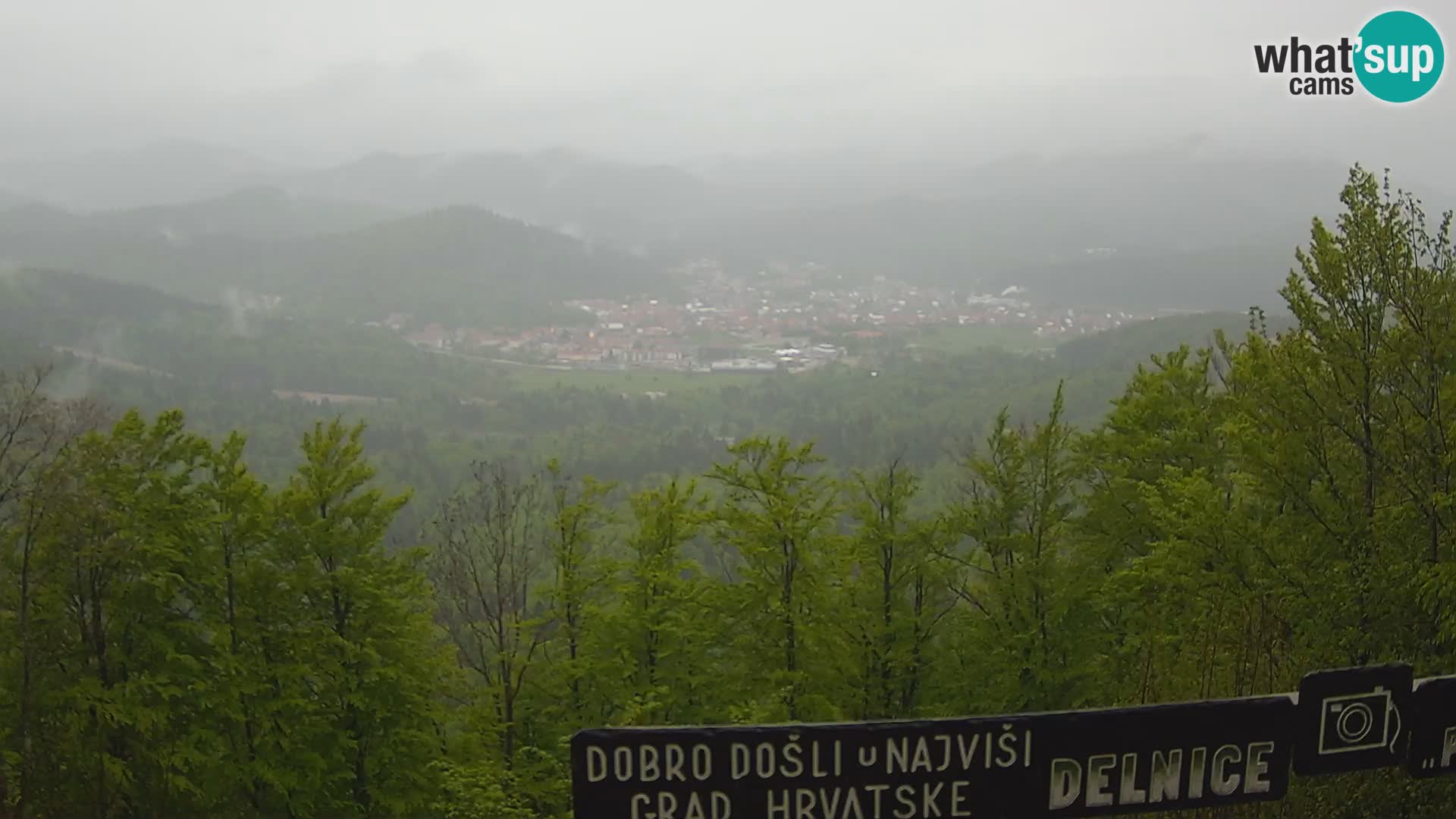 Panorama Delnice – from Ski centar Petehovac