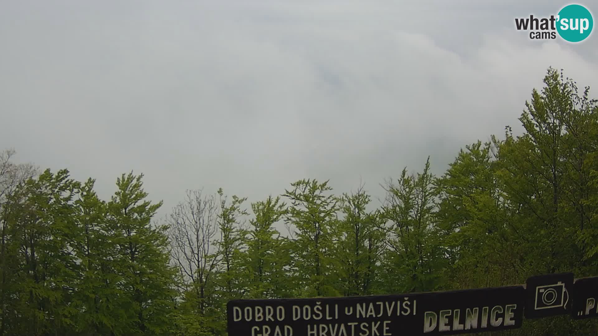 Panorama na Delnice – sa skijališta Petehovac