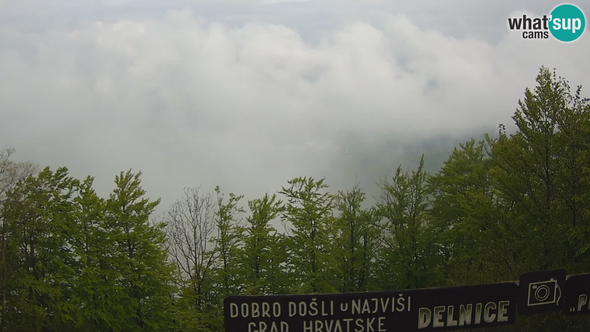 Panorama na Delnice – sa skijališta Petehovac