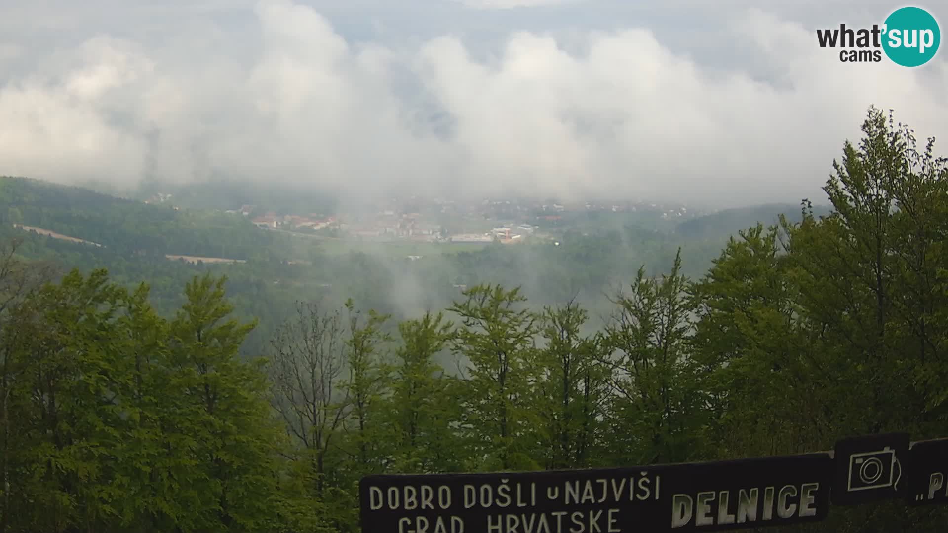 Panorama Delnice – from Ski centar Petehovac