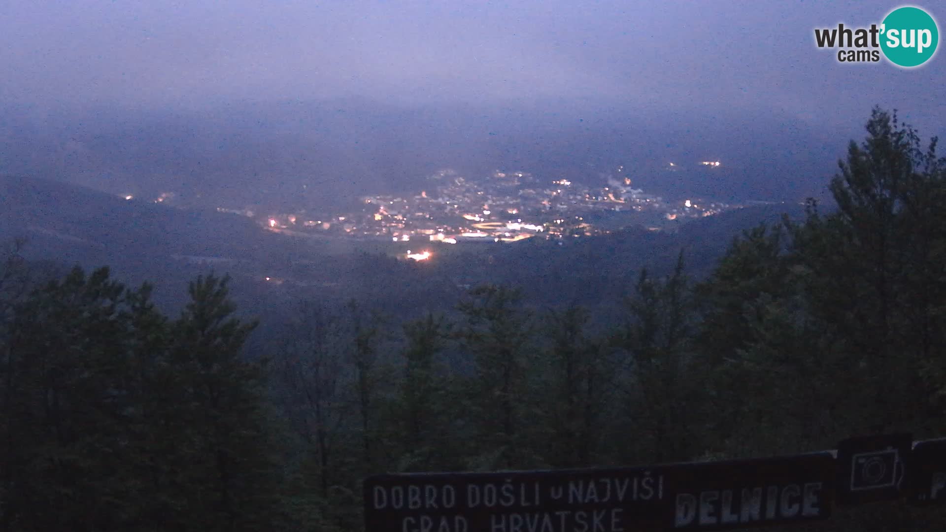 Panorama Delnice – from Ski centar Petehovac
