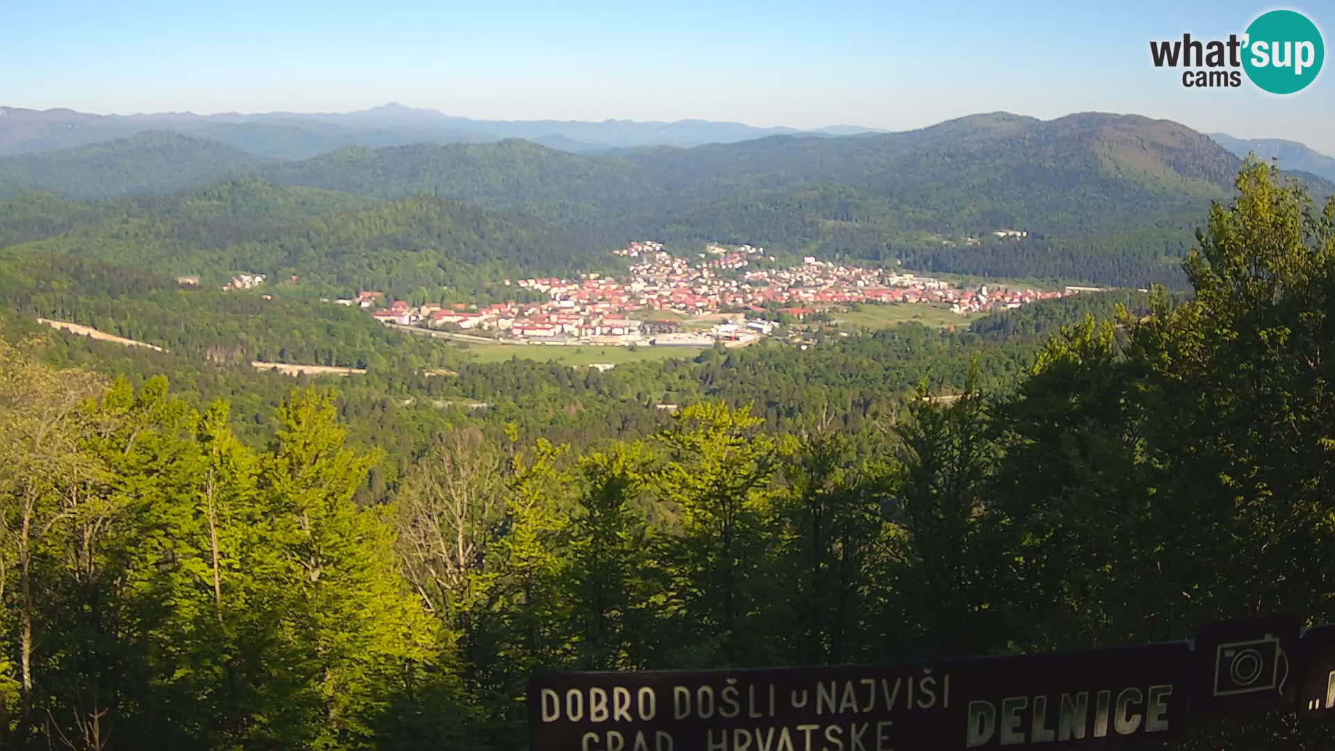 Panorama Delnice – from Ski centar Petehovac