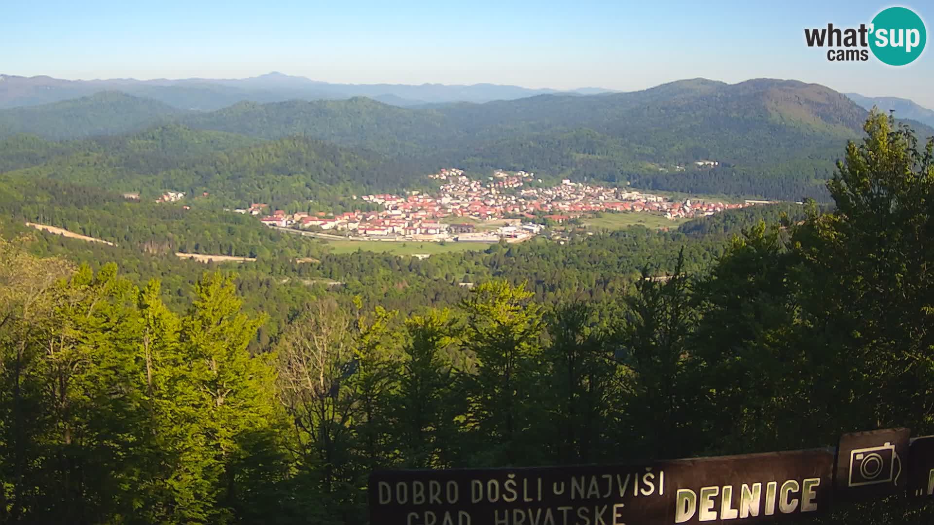 Panorama Delnice – from Ski centar Petehovac