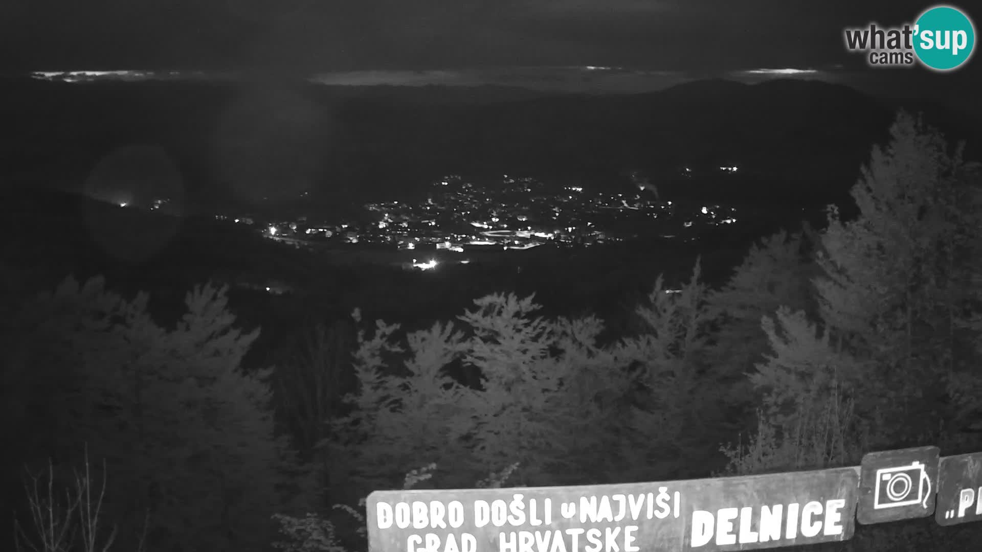 Panorama di Delnice – dalla stazione sciistica Petehovac