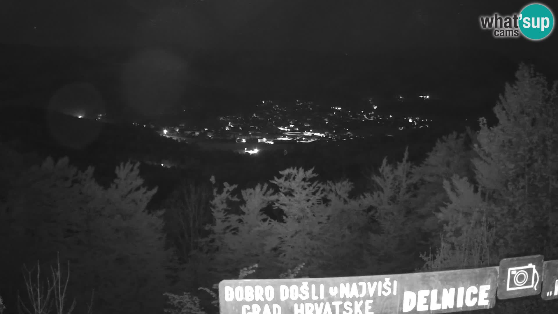 Panorama di Delnice – dalla stazione sciistica Petehovac