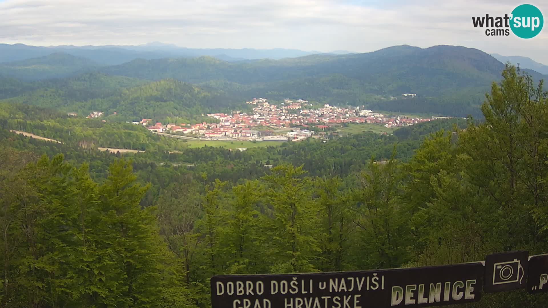 Panorama Delnice – from Ski centar Petehovac