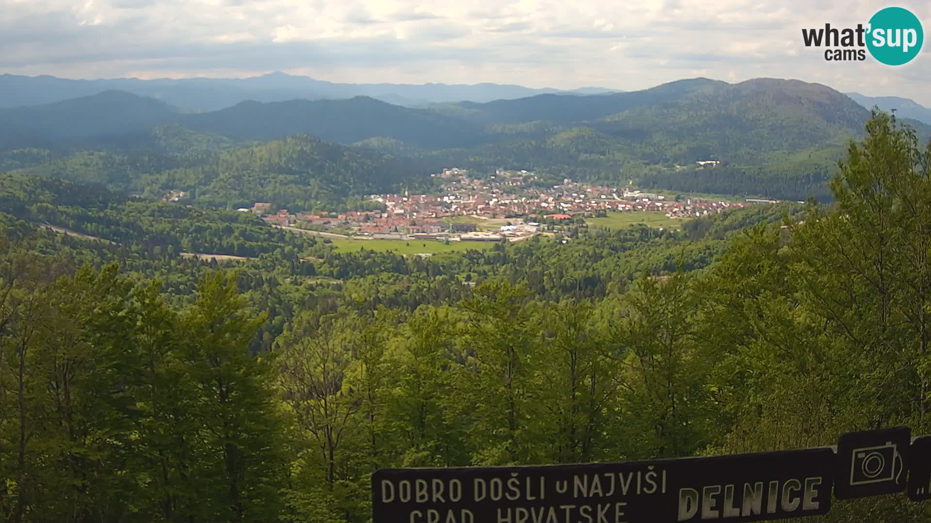 Panorama Delnice – from Ski centar Petehovac