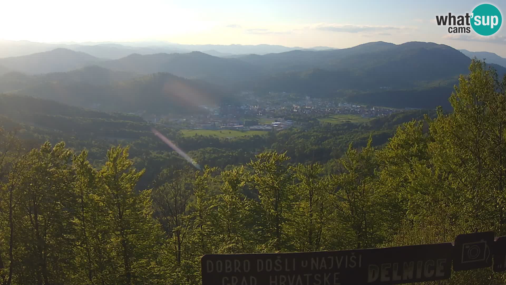 Panorama Delnice – from Ski centar Petehovac