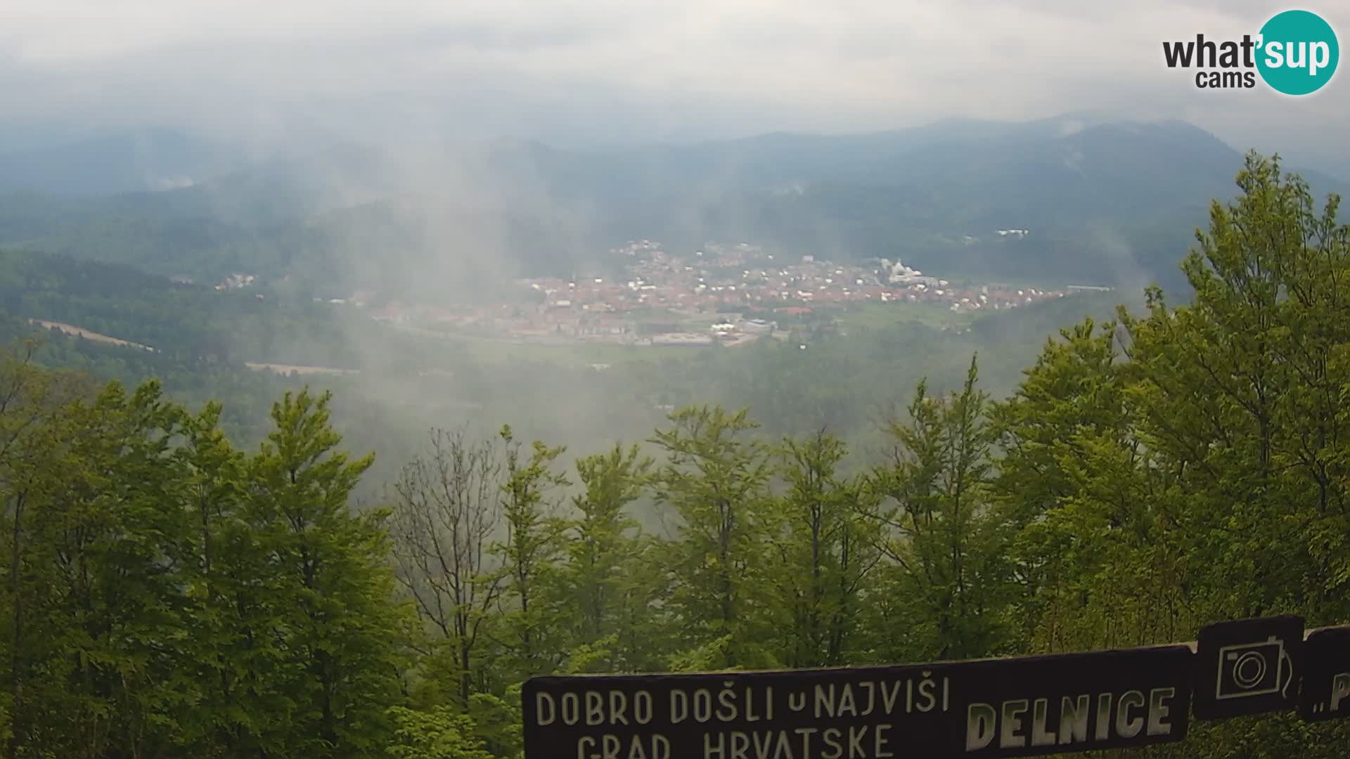 Panorama Delnice – from Ski centar Petehovac