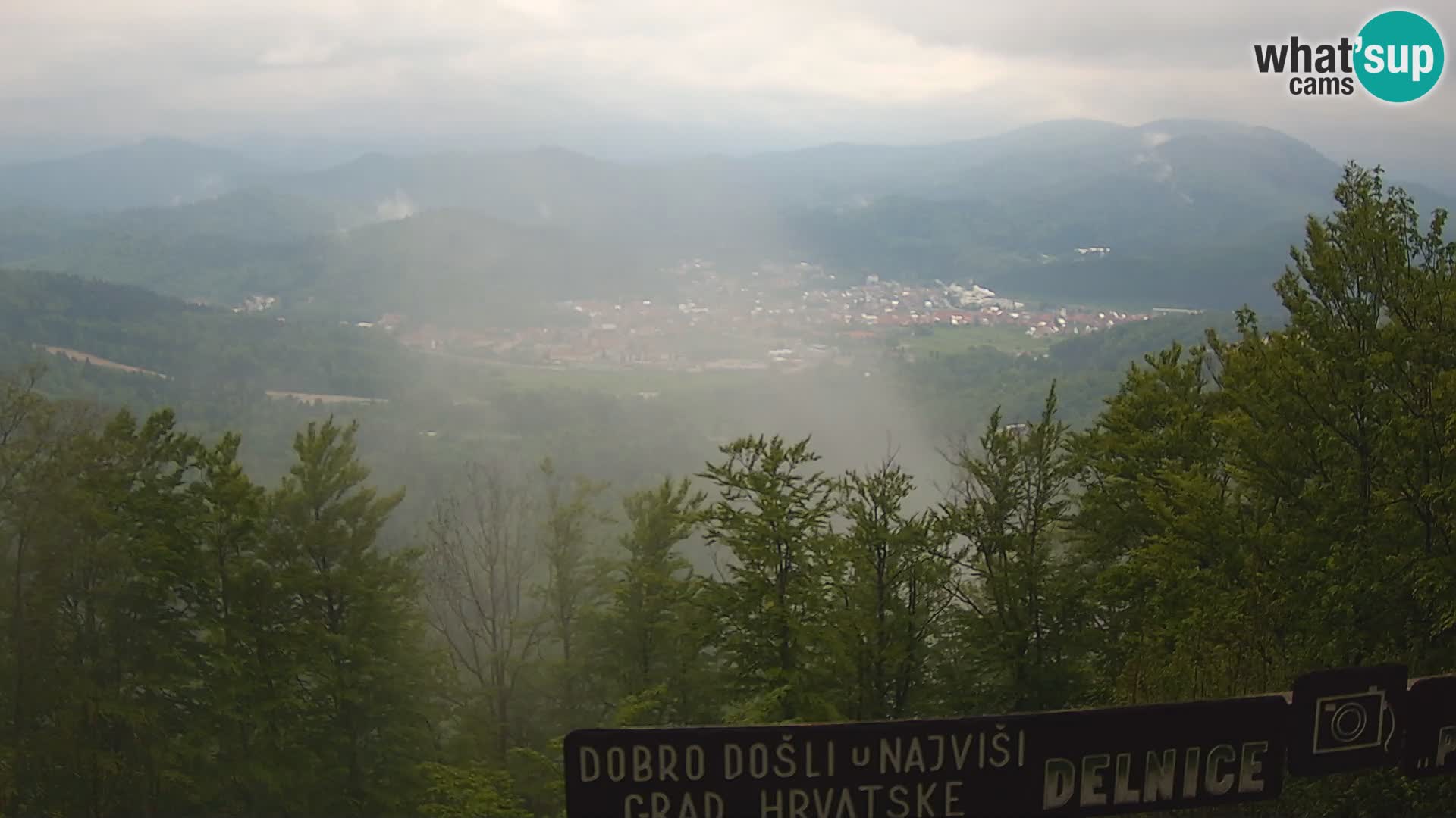 Panorama Delnice – from Ski centar Petehovac
