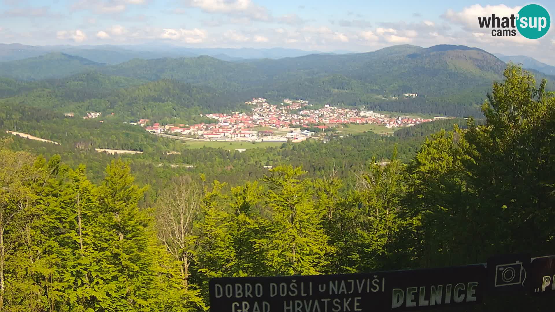 Panorama Delnice – from Ski centar Petehovac