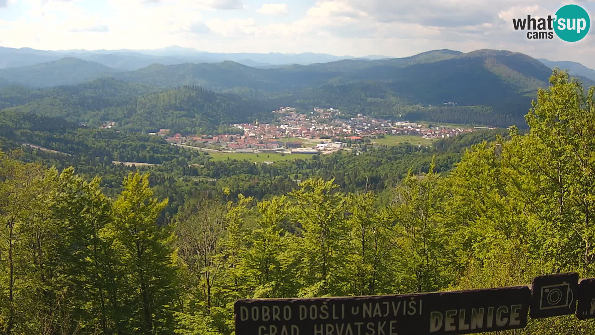 Panorama Delnice – from Ski centar Petehovac