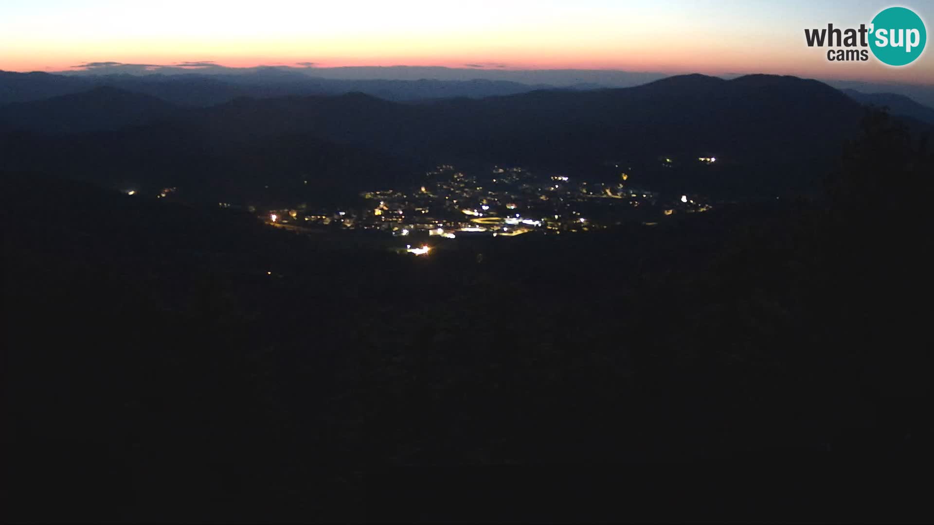 Panorama na Delnice – sa skijališta Petehovac