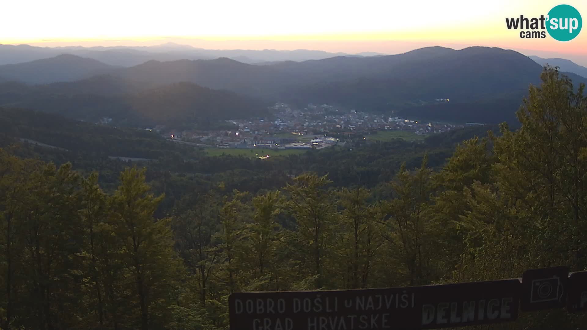 Panorama Delnice – from Ski centar Petehovac