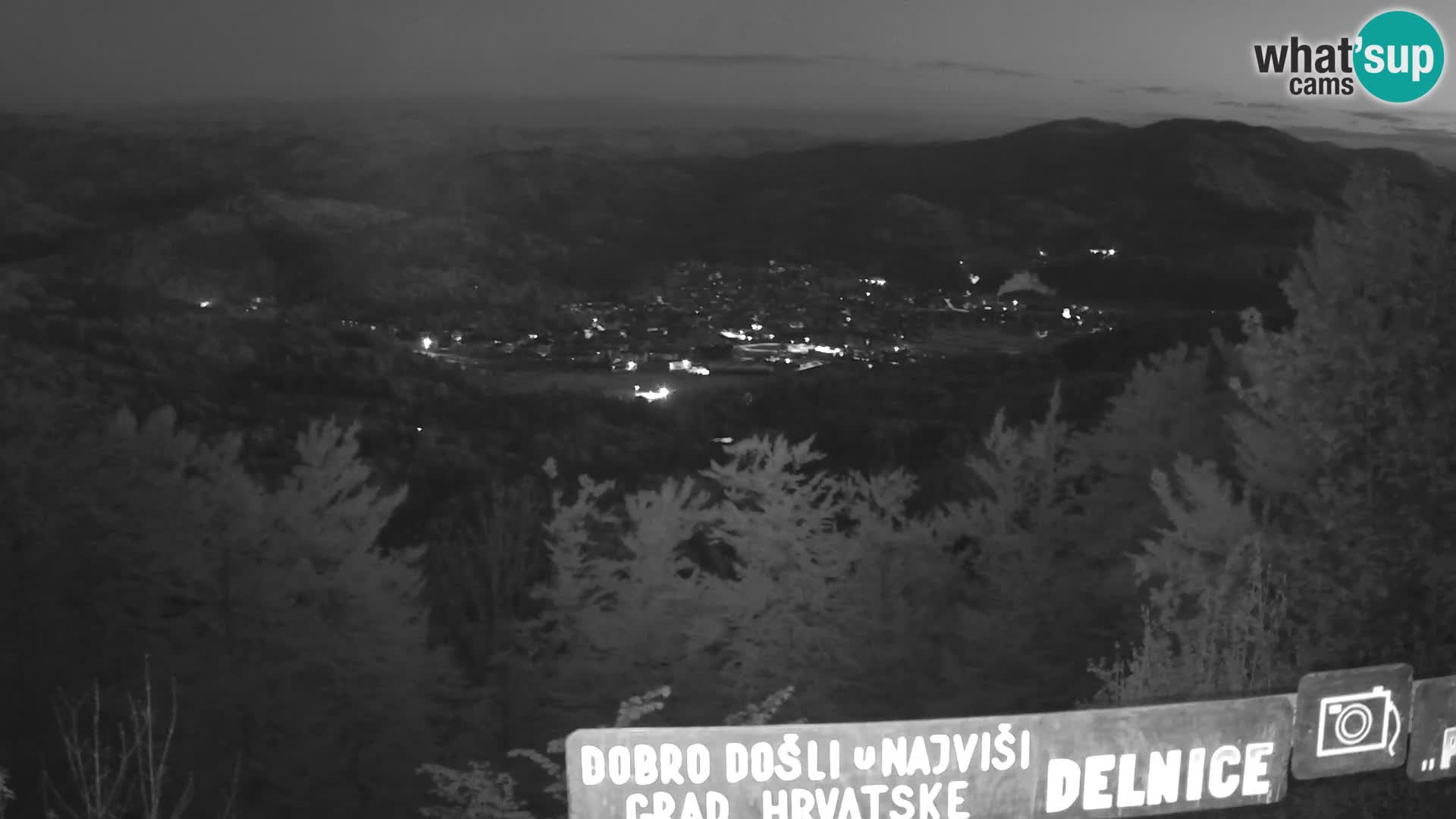 Panorama di Delnice – dalla stazione sciistica Petehovac
