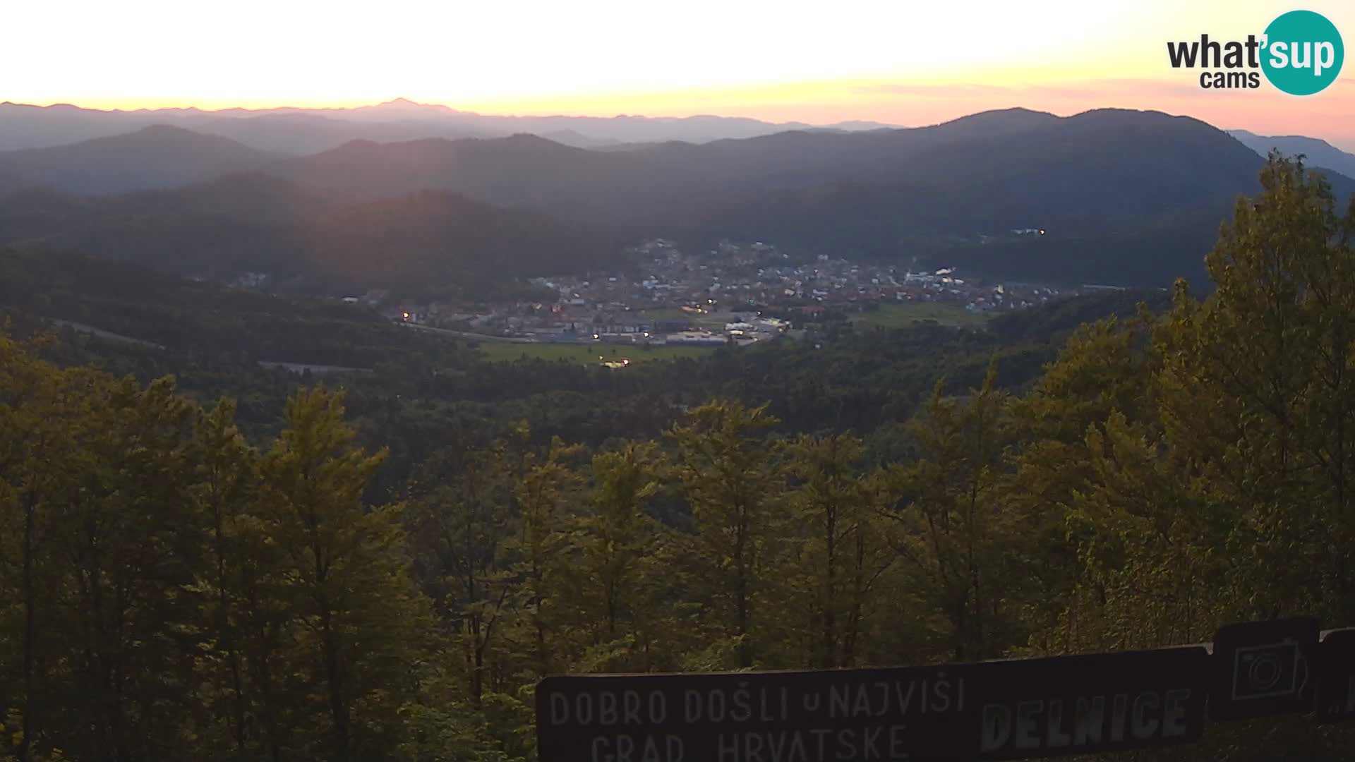 Panorama Delnice – from Ski centar Petehovac