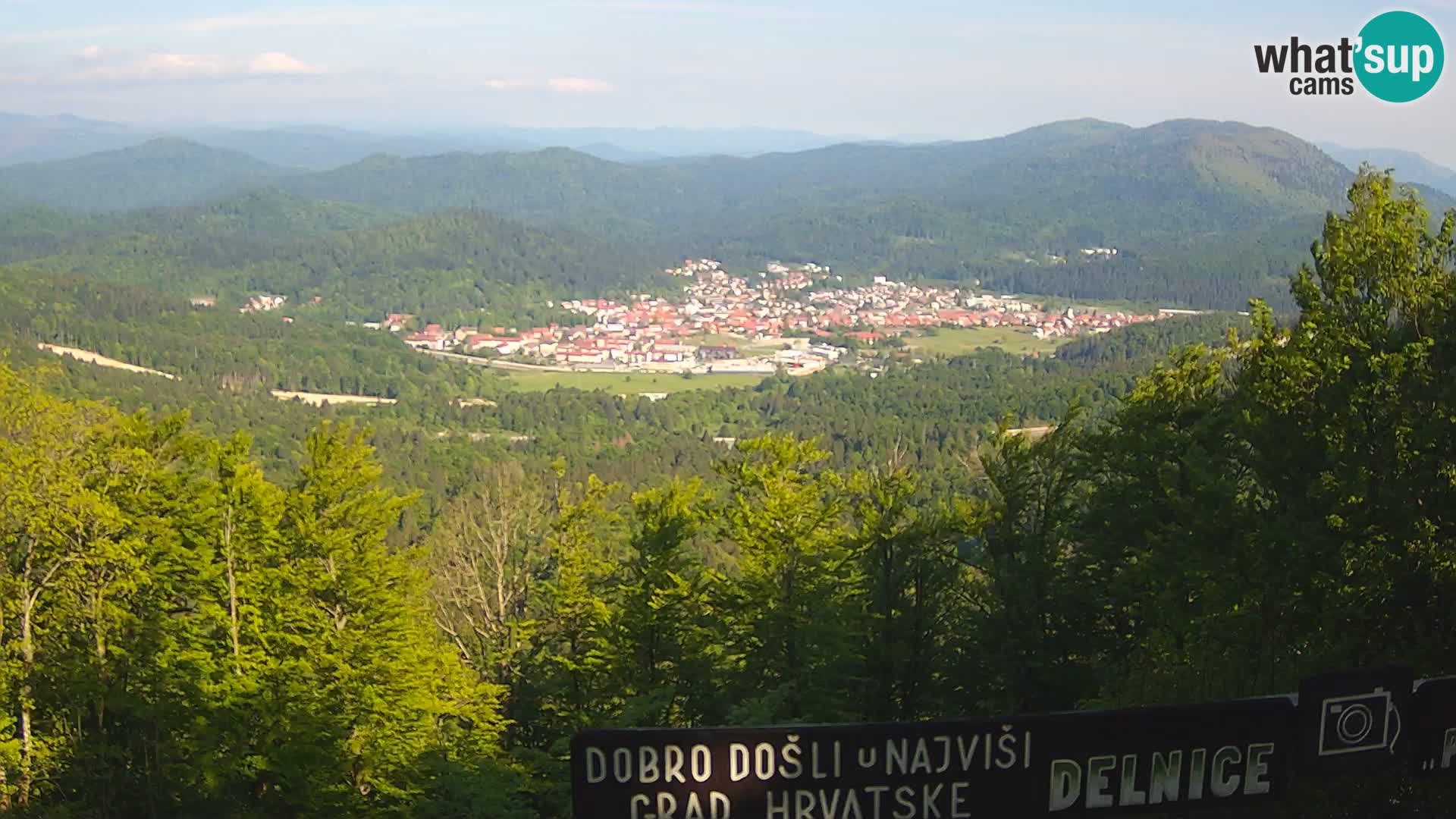 Panorama Delnice – from Ski centar Petehovac