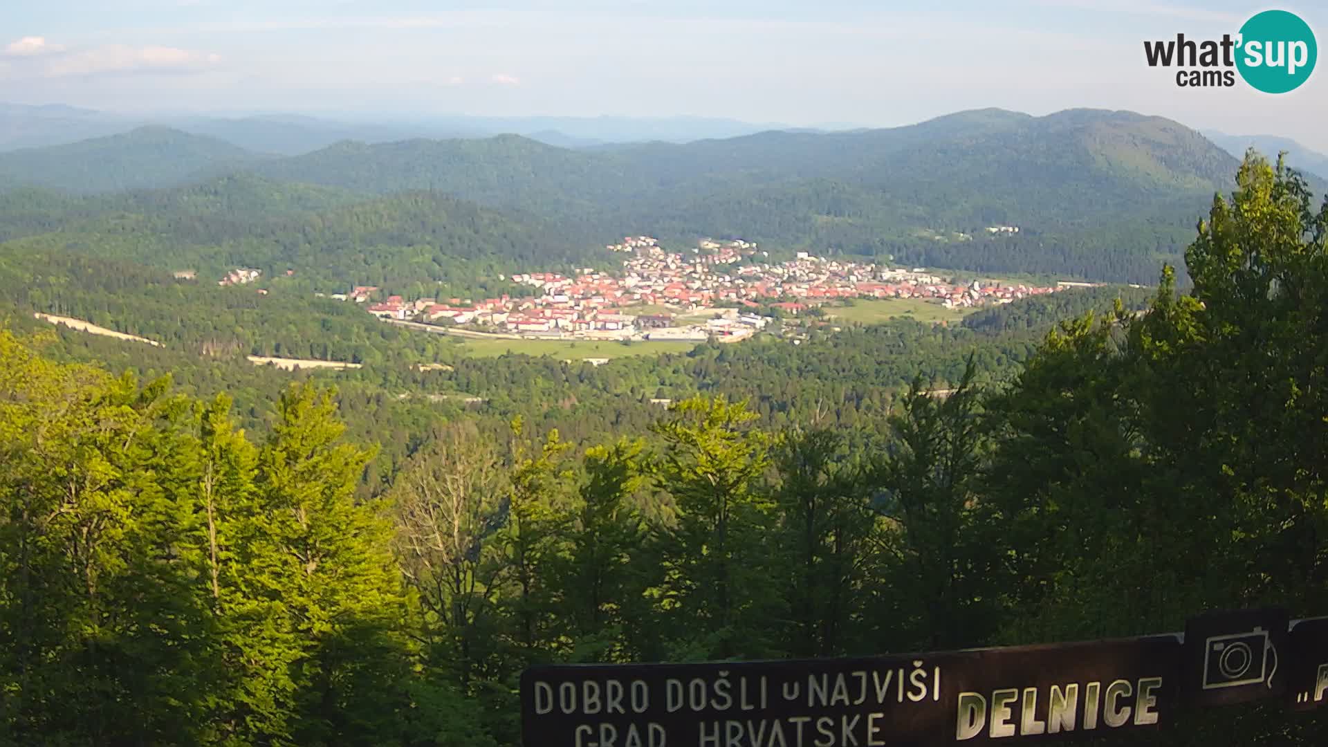Panorama Delnice – from Ski centar Petehovac