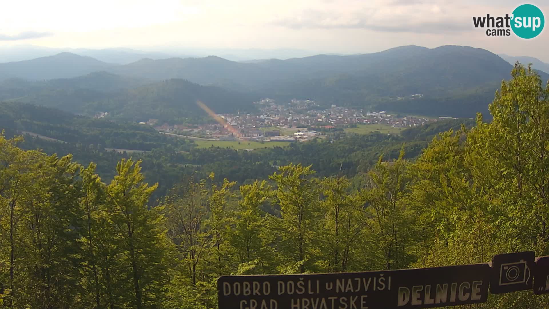 Panorama Delnice – from Ski centar Petehovac