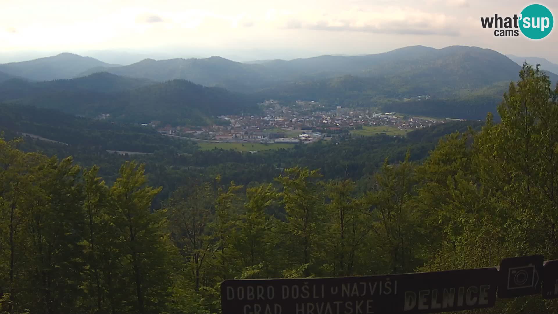 Panorama Delnice – from Ski centar Petehovac
