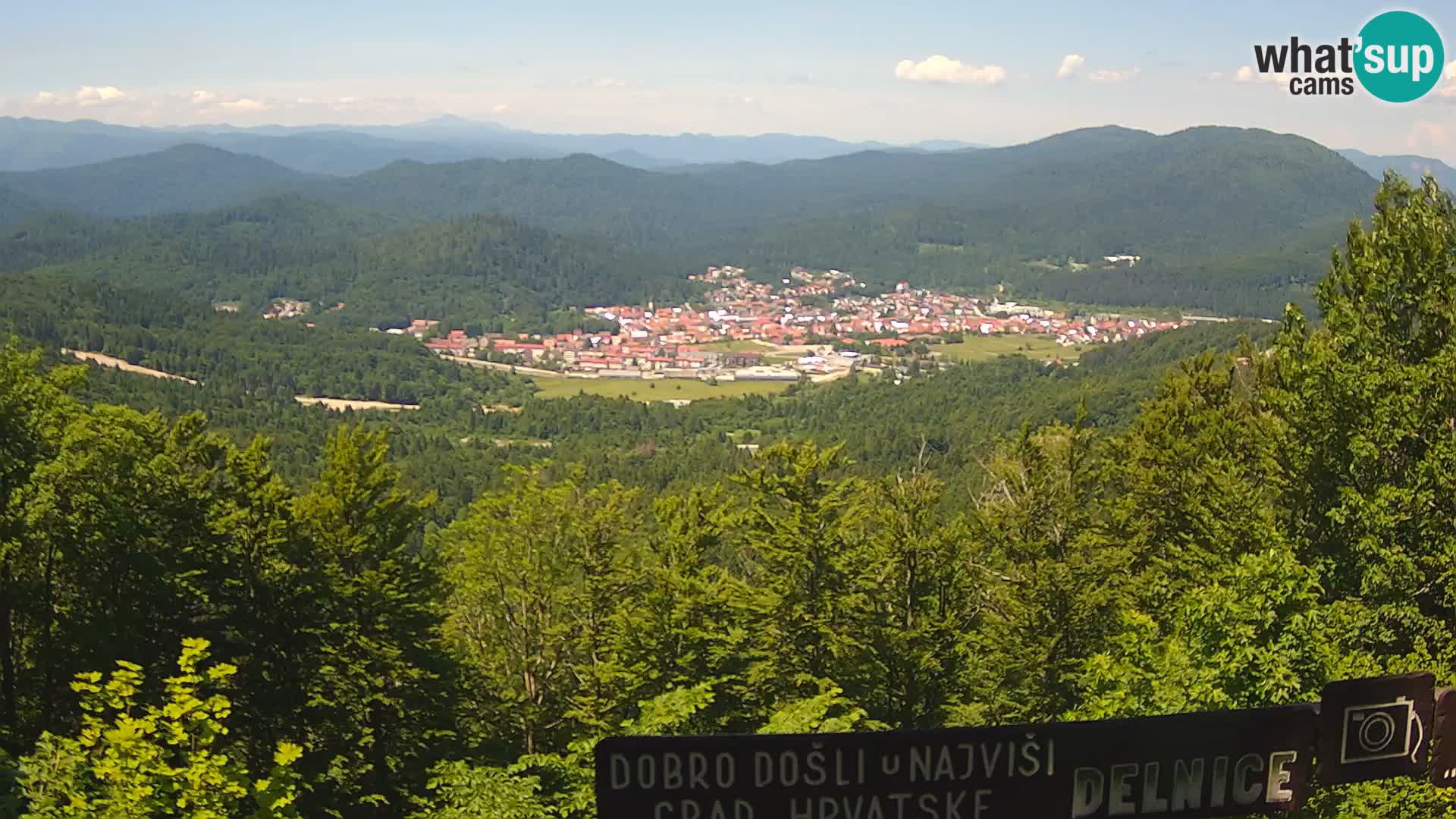 Panorama Delnice – from Ski centar Petehovac