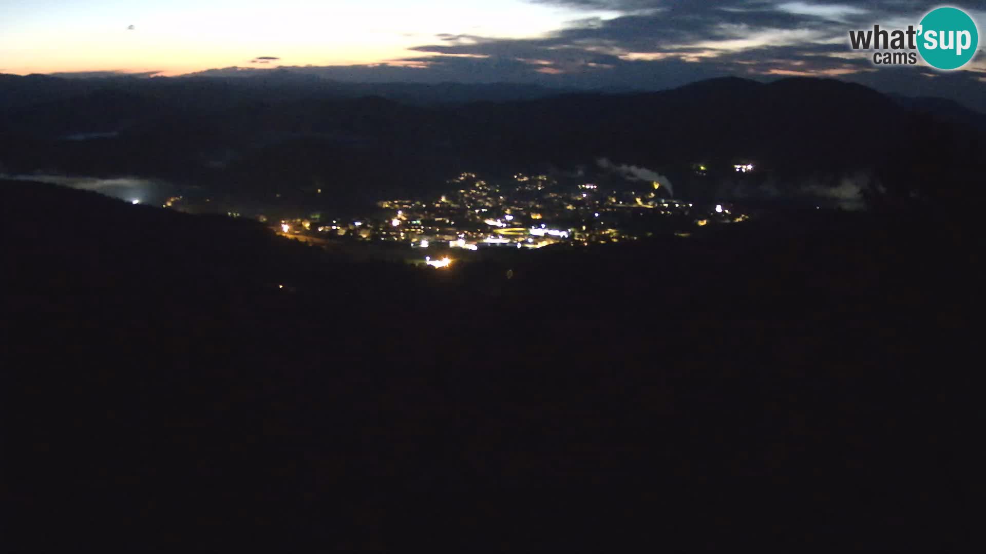 Panorama di Delnice – dalla stazione sciistica Petehovac