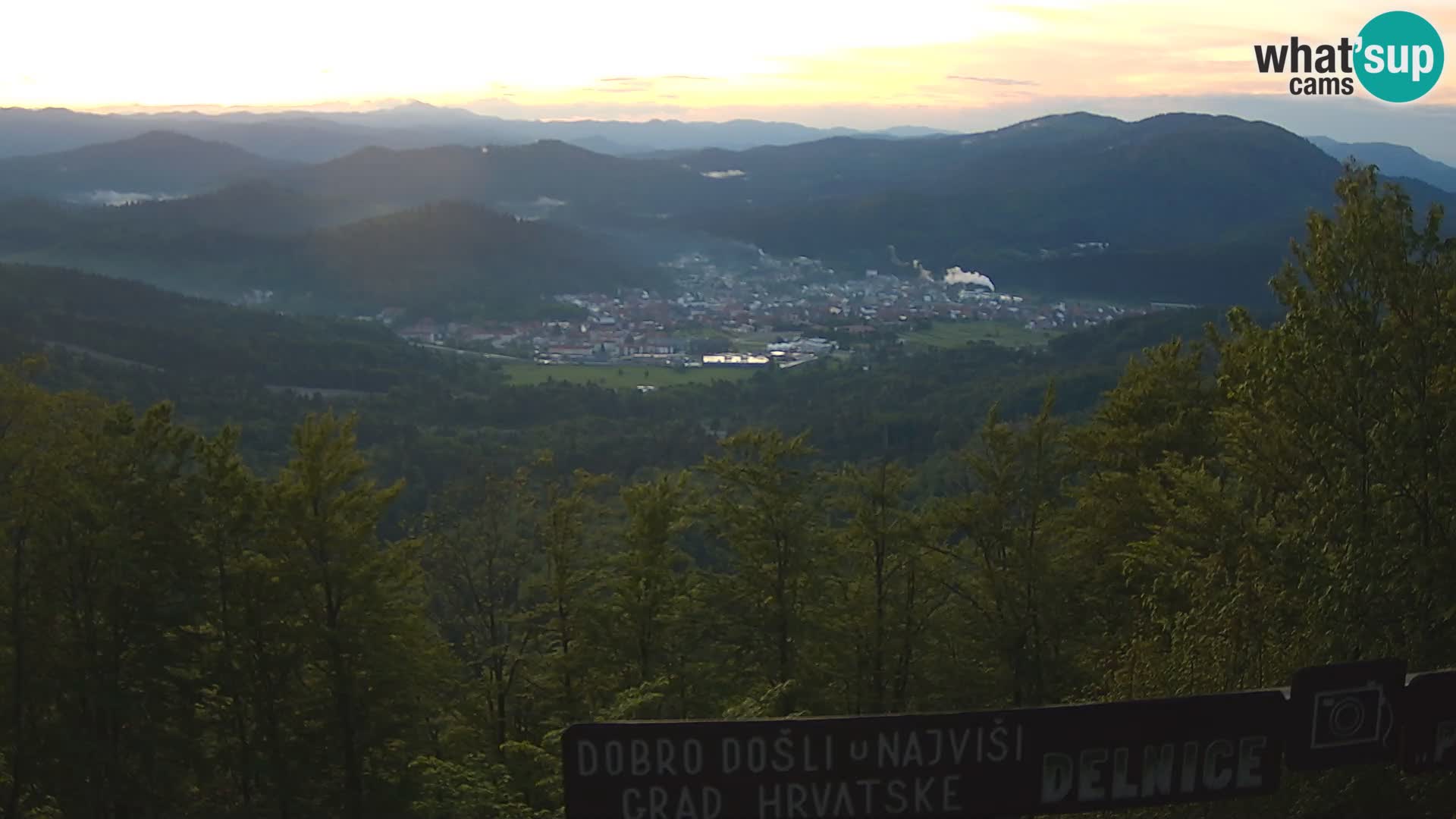 Panorama Delnice – from Ski centar Petehovac