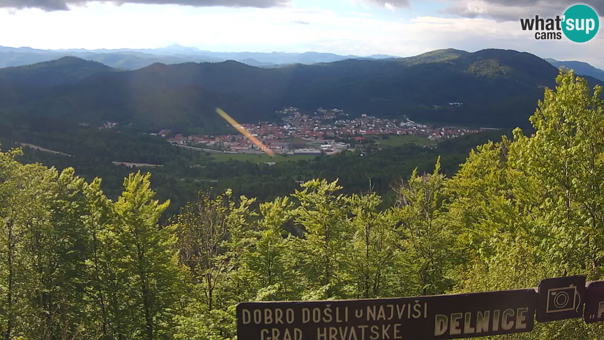 Panorama Delnice – from Ski centar Petehovac