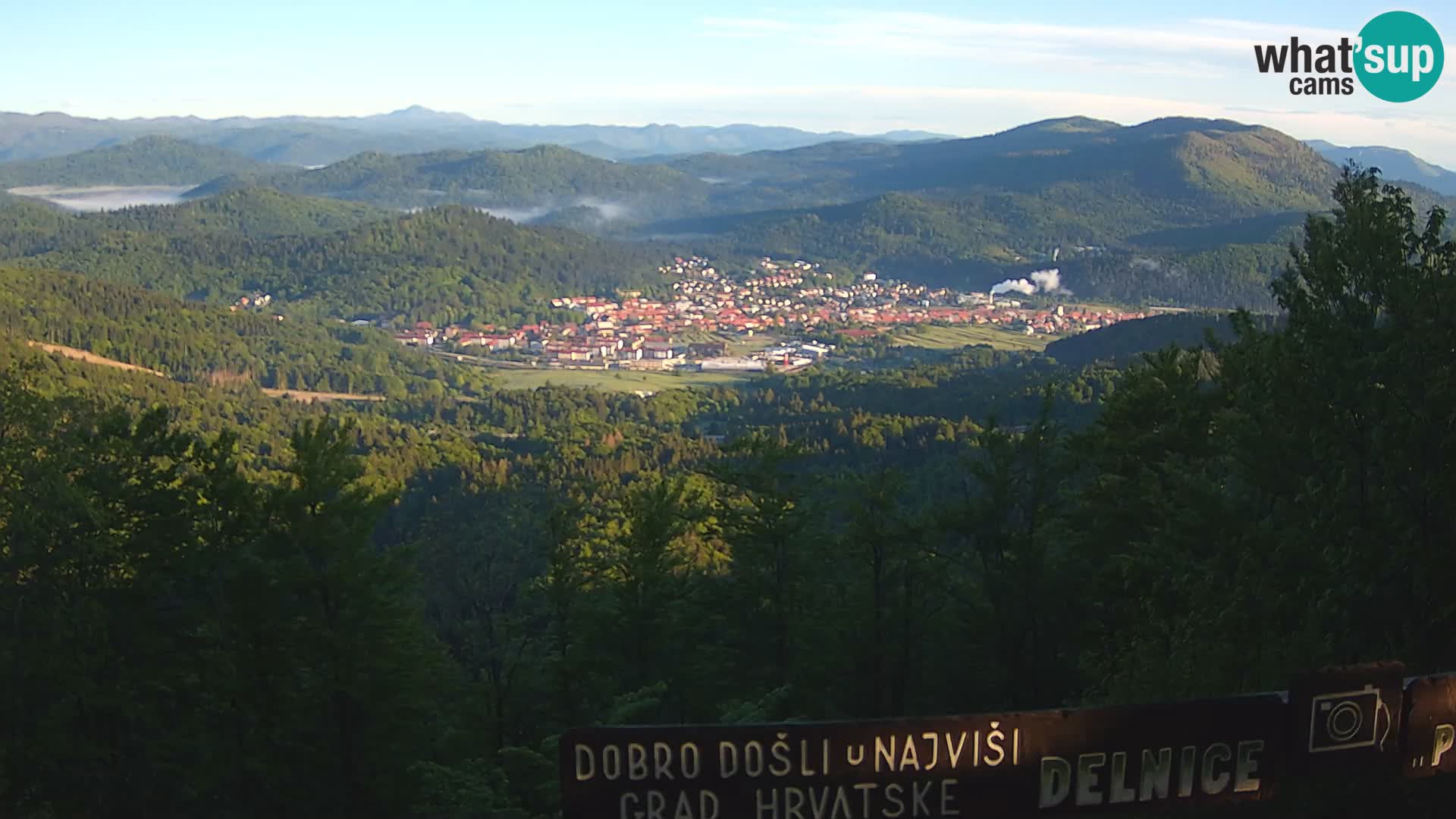 Panorama Delnice – from Ski centar Petehovac
