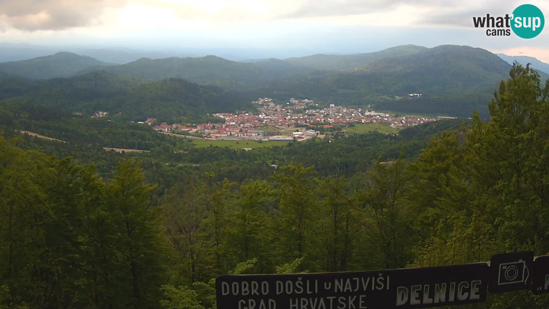 Panorama Delnice – from Ski centar Petehovac